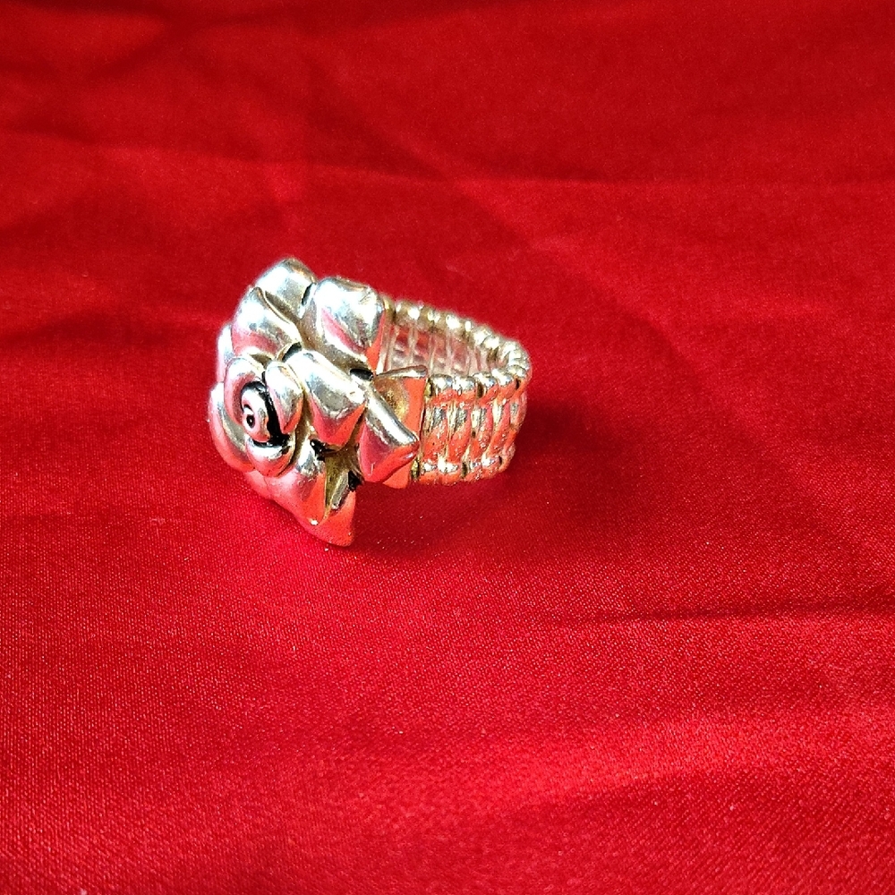 Silver Rose Ring